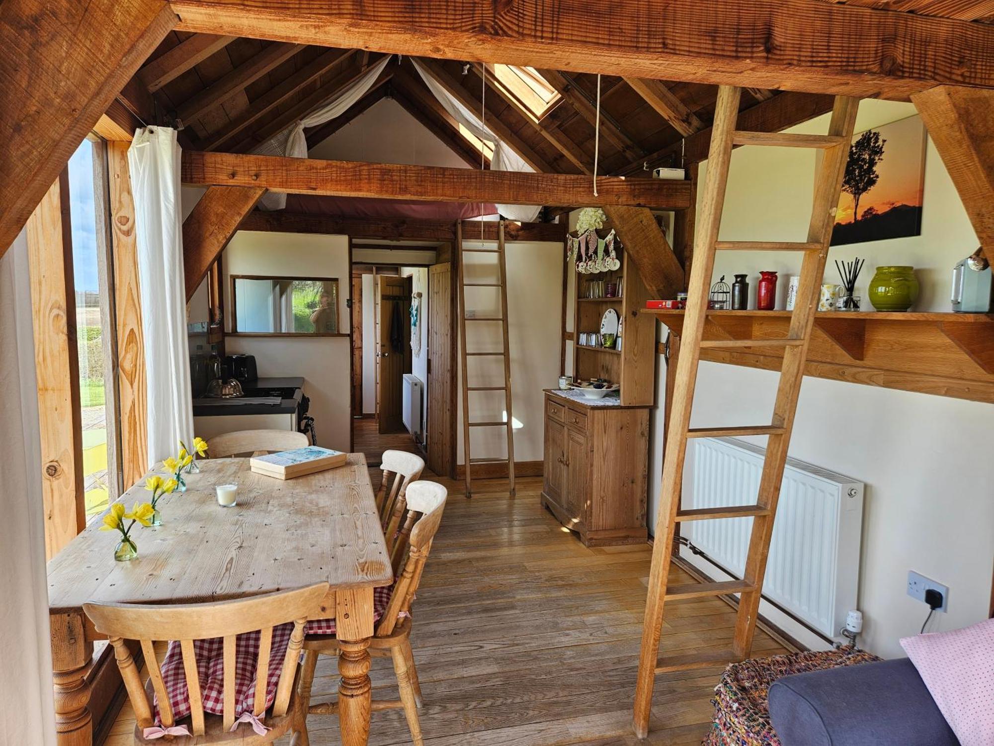 Log Cabin At The Old Summer Dairy Glastonbury Сомертон Экстерьер фото