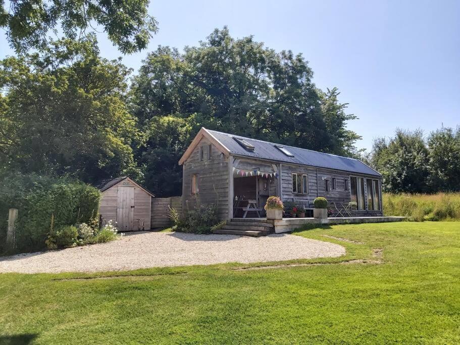 Log Cabin At The Old Summer Dairy Glastonbury Сомертон Экстерьер фото
